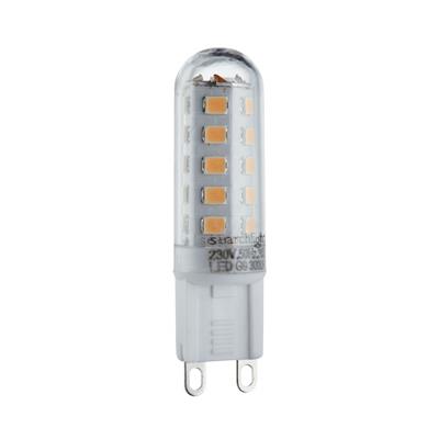 Pack 10 G9 LED Lamp - 3W, 300 Lumens, Warm White