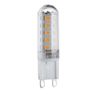 Pack 10 Dimmable Clear G9 LED Lamps - Warm White